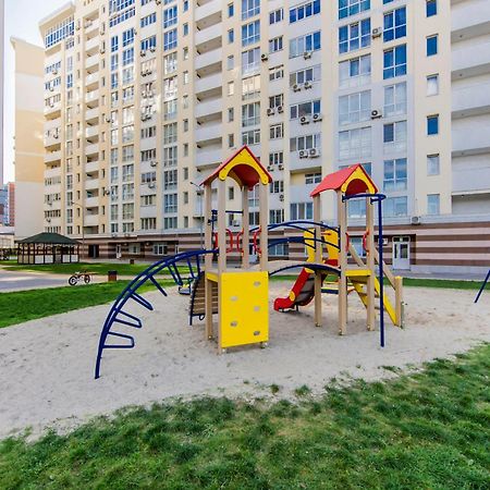 Стильна Квартира В Сучасному Комплексі Метро Нивки Kyjev Exteriér fotografie